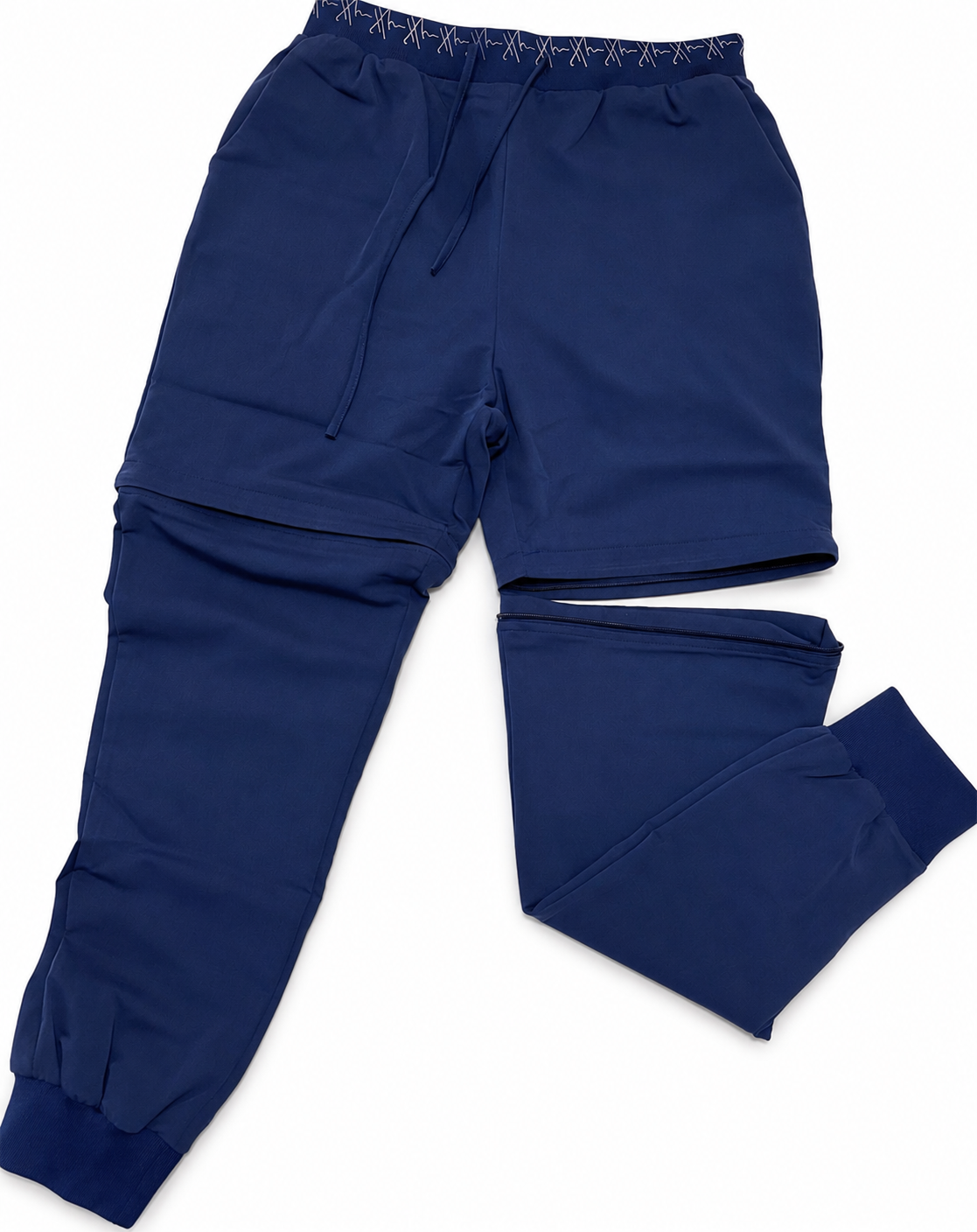 Homilos Navy Blue Convertible Scrub Pants