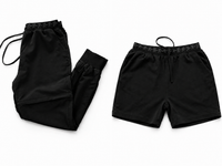 Homilos Black Convertible Scrub Pants